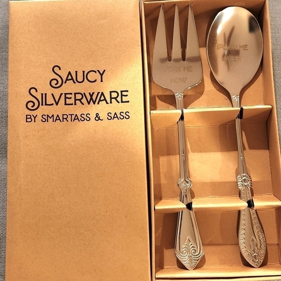 Smartass & Sass Saucy Silverware Set - Picture 1 of 5